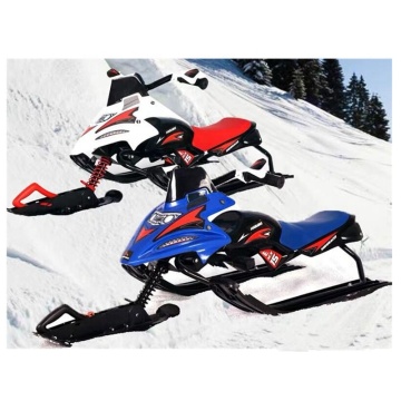 Durable Steel Frame Snow Runner Bike Sled for Kids