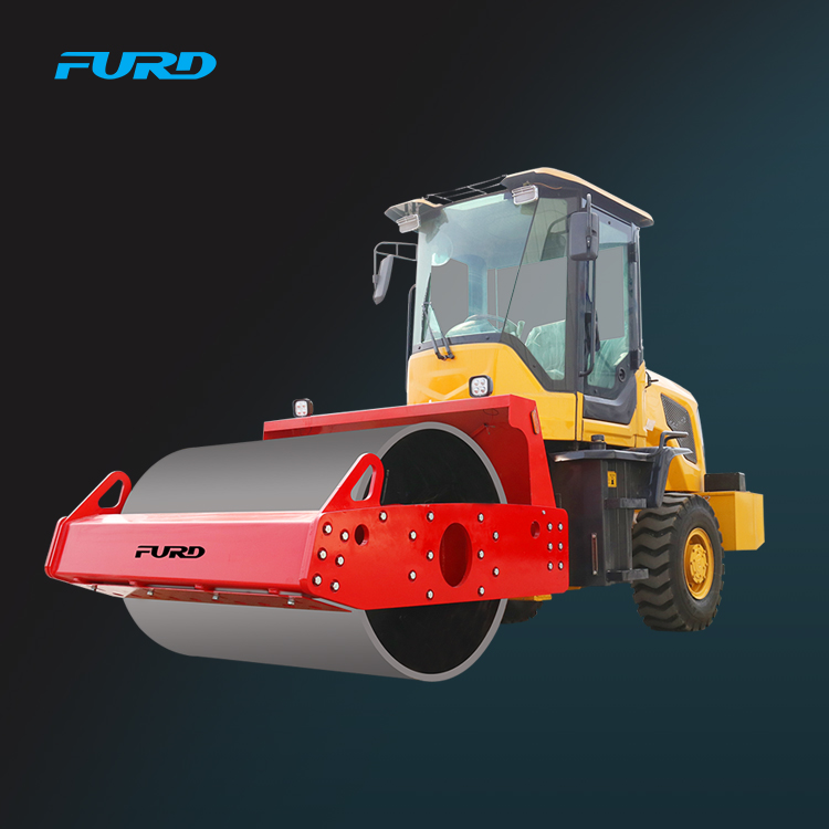 Alta eficiência 10ton Choquesting Force Diesel Diesel Hydraulic Round Roller para venda