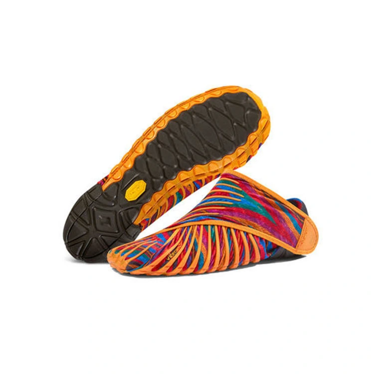 Polychromatic/Multicolor Vibram Men's and Women's Furoshiki Phulkari Sneaker