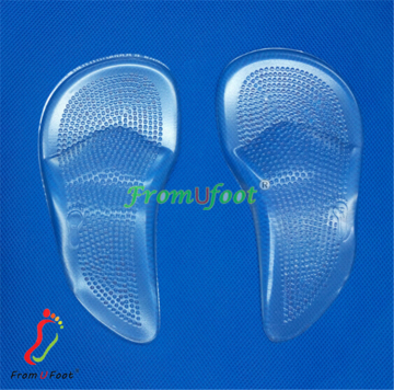 ZRWE01 Flat foot arch support insoles silicone orthotic insoles