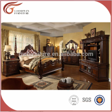 WA148 solid wood bedroom bed double wedding bedroom furniture