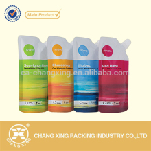 Sauces Ketchup Spout Packaging Bag Standing Liquid Spout Bag