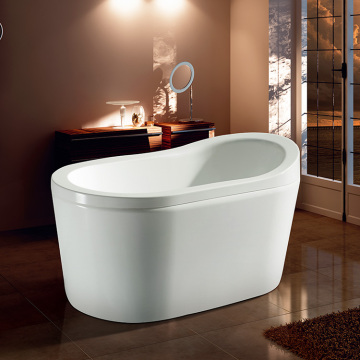 Household 1300MM Acrylic Small Freestanding Bathtub