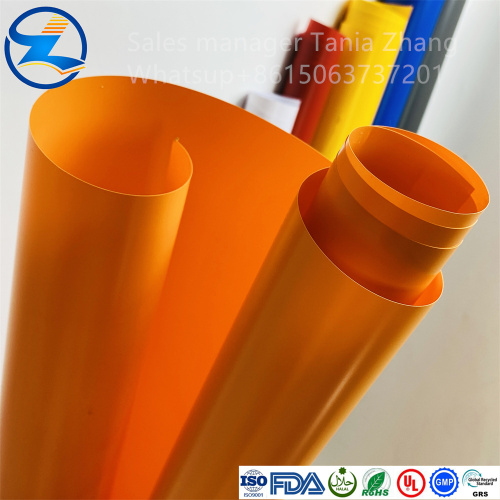 High quality customized color PVC hard film sheet