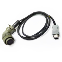 Aviation connector cable assembly for industrial