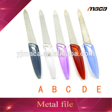 Top quality nail file with plastic handle