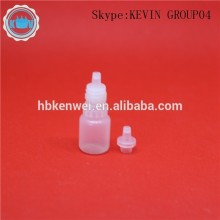 New 5ml PE thick inner perfume plastic bottle essential oil dropper bottle