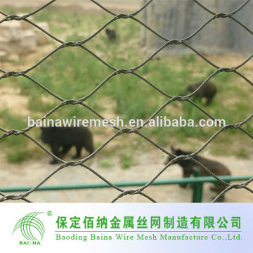 Zoo Mesh Fenceing Mesh Animal Enclosure Cable Mesh