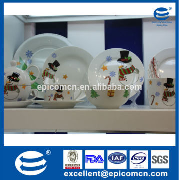 christmas snowman series porcelain home decor tableware