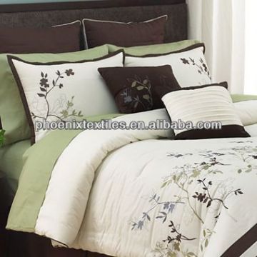 Yantai phoenix embroidery hot selling discount bedding sets