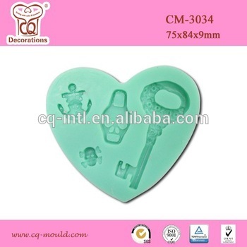 silicone chocolate cake mold for fondant