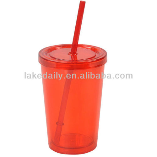 LAKE 16oz red acrylic cups wholesale