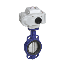 Wafer Type Electric Butterfly Valves With Electical Actuator
