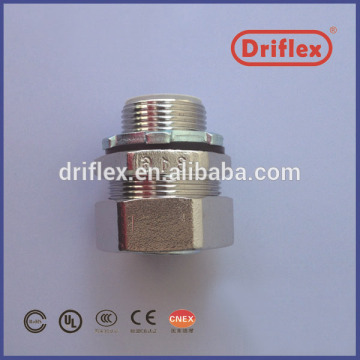 Waterproof flexible steel conduit tube connector