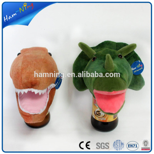 24cm funny plush dinosaur toy puppet toy animal gloves for kids