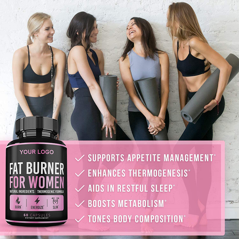 OEM/ODM 100% Organic weight loss fat burner capsules Women Fat Burner capsules for body slim