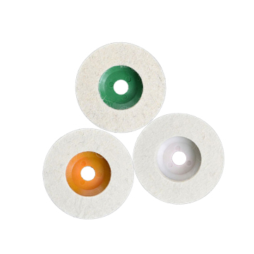 Wool Felt Polishing Wheel Disc for Stainless Steel - 100mm and 125mm Fine Wool Flap Disc