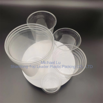 Clear Pla Cup Oz khác nhau với nắp phẳng