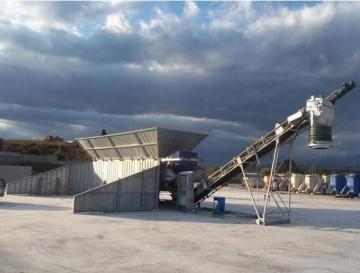 Semi-mobile Dry Concrete Plant