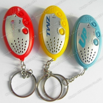 LED Voice Keychains Keychain Recorder Digital Keychain
