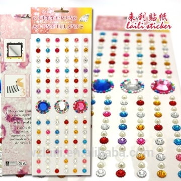 sun flower acryl car stickers ,bling bling acryl car stickers