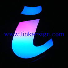 3d outdoor advertising led lighting letter