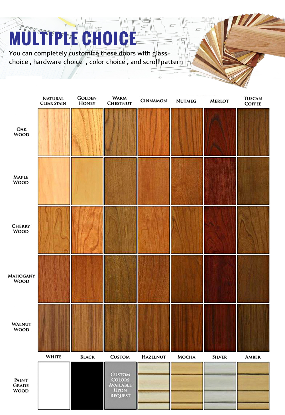 Latest Design Modern plain Solid Wood main Door solid oak wood door models entrance door