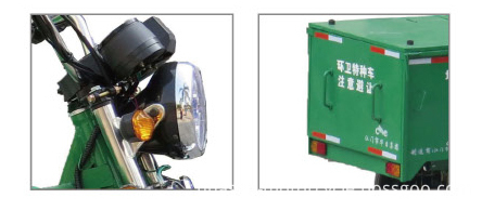 Electric Garbage Battery Tricycle for Cheap Price