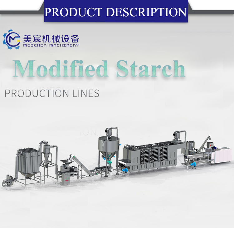 Cassava Starch Production Line: Modified Tapioca Corn Starch Processing ...