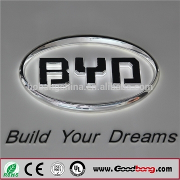 Waterproof 3D metal sign/3D car graphic signs/ car logo signs