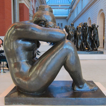 theme park sculpture metal garden female nude bronze art statue