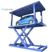 Simple Hydraulic 2-Level Vertical Car Parking System