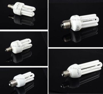 8000h CE ROHS ERP compact fluorescent bulb light 100% tri-phosphor tube