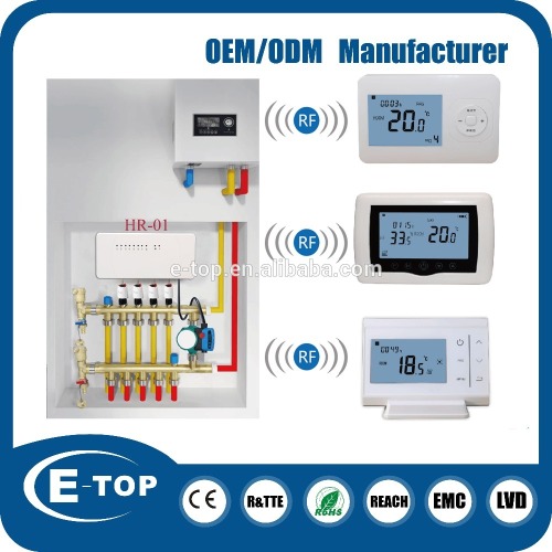 Central control thermostat water floor heating