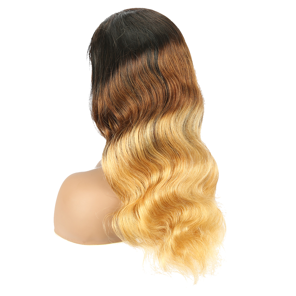 Wholesale Highlight Deep Wave Bob Human Hair Lace Wigs For Black Women, Hd Lace Front Wig,  Ombre Honey Blonde Human Hair Wigs