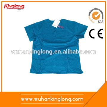 Poly Cotton Normal V neck male nurse uniforms