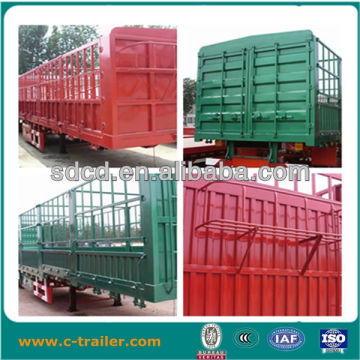 3 axles fence semi trailers and truck trailers for special purpose