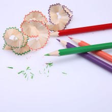 3.5''Hexagonal color painting mini pencil with logo available