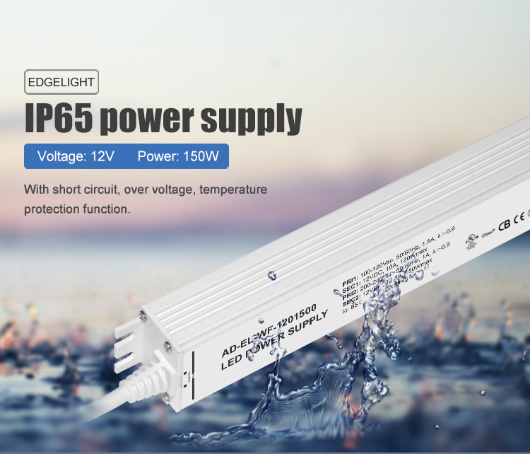 120w12v ip67 waterproof constant voltage led driver custom switching power supply