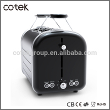 top sale extra wide slots and anti-jam function electrical motel kitchen appliances retro 2 slice bread toasters