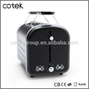 top sale extra wide slots and anti-jam function electrical motel kitchen appliances retro 2 slice bread toasters