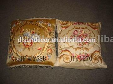 polyester machine made embroidered cushion cover