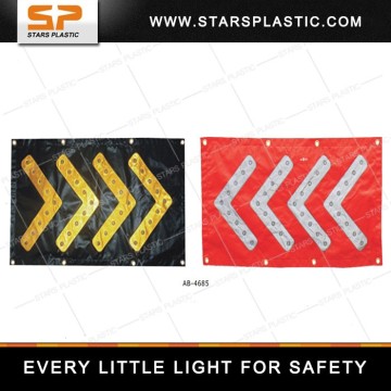 MAGNETIC BACK LED TRAFFIC DIRECTIONAL WARNING CHEVRON