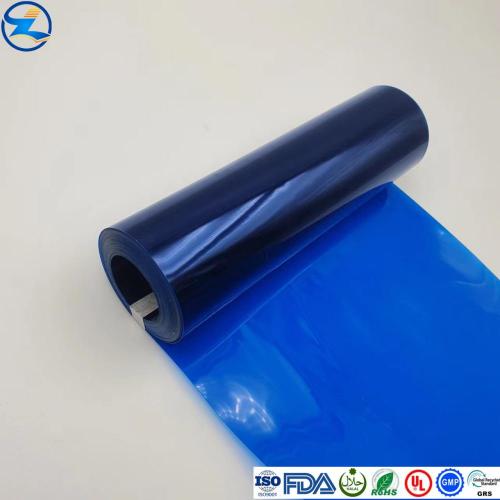 Film Farmasi PVC/PVDC Blue Clear Blue Thermoforming