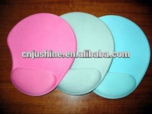 2016 gel wrist support mouse pad,pink silicon gel wrist mouse pad