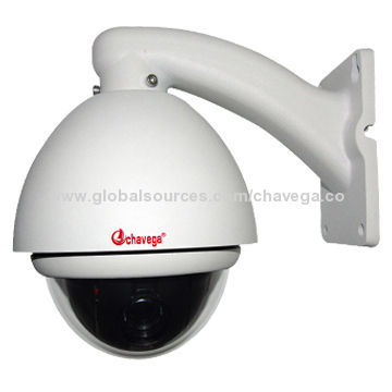 4" SDI 1/3' Sony CCD, high speed 10x optical focus rs485 pelco d, pelco p, 12V 2A dome camera