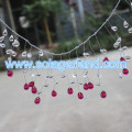 Kryształowa kropla wody Teardrop Beaded Branch Garland