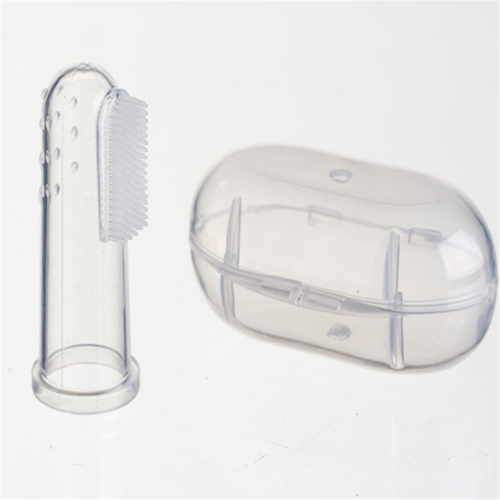 Bezpieczna silikonowa szczoteczka do zębów dla niemowląt