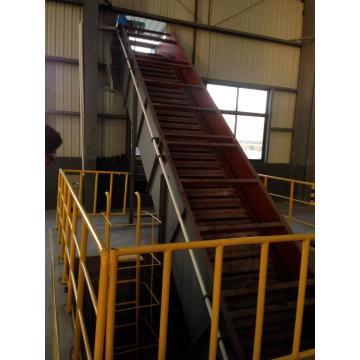 Inclined type slat conveyor