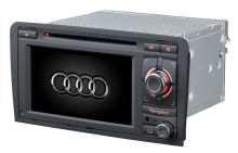 Dual Zone Audi Car Dvd Player Lcd Display Touchscreen Suppport Ipod St-8603